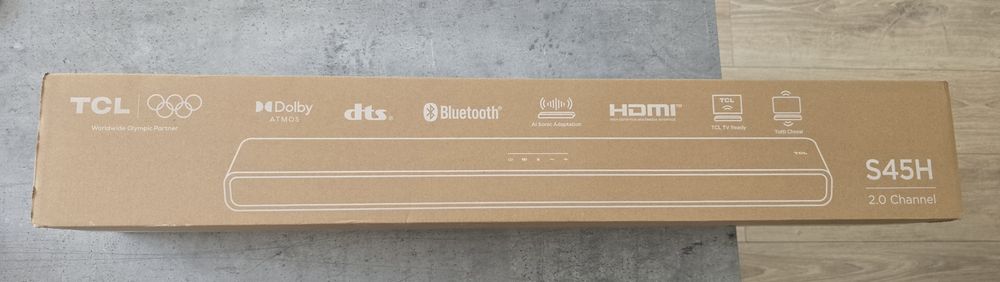 TCL S45H Soundbar 2.0 Dolby Atmos 100W – NOWY