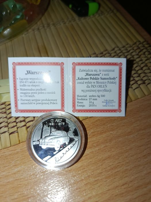 Monety z certyfikatem