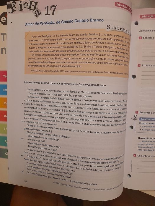 Caderno de atividades 12ano português