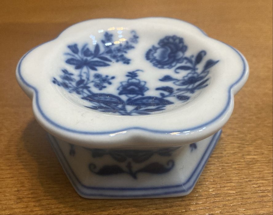 Saleiro flor Vista Alegre decoração Margão