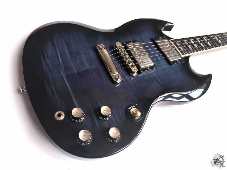 Gibson SG Supreme '2000 Blue Burst w/case and docs