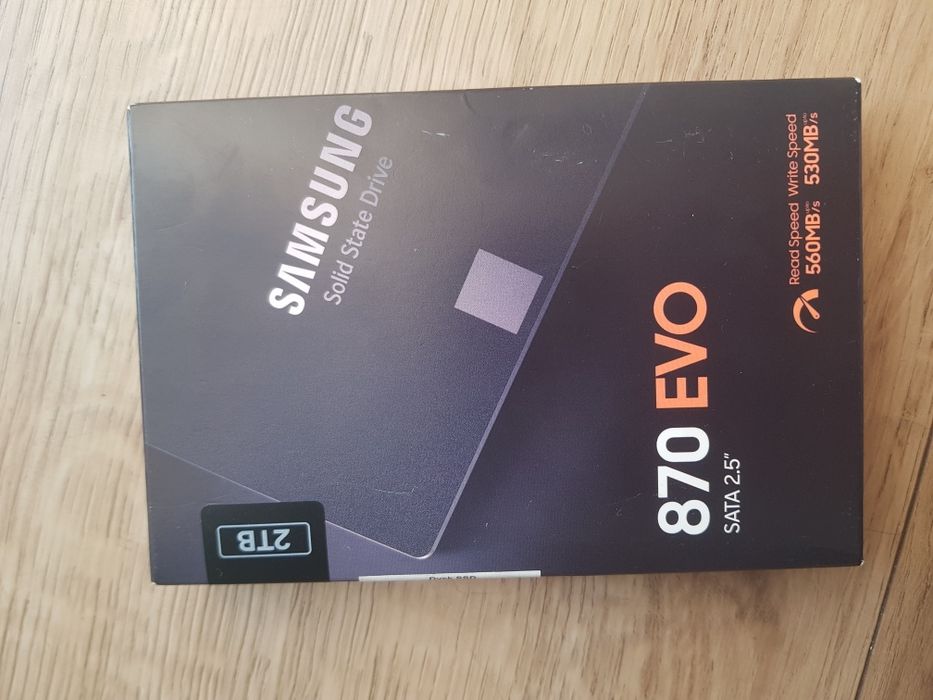 Nowy dysk SSD Samsung 870EVO Sata 2TB.
Sprzedam dysk SSD Samsung 870 E