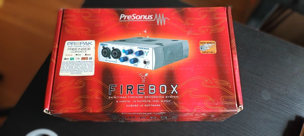 Interface de Áudio PreSonus FireBox – Como Nova!