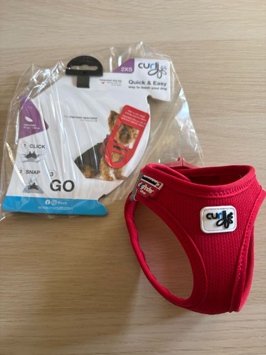 Szelki curli dogfinder xs czerwone