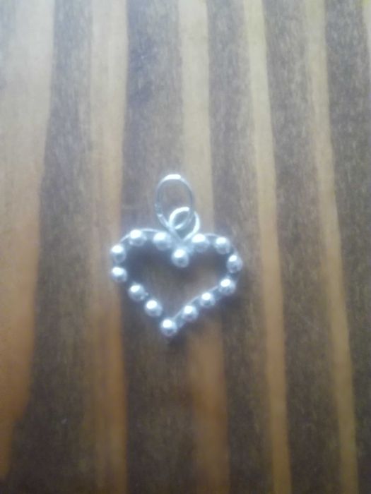 Wisiorek srebrny - serce