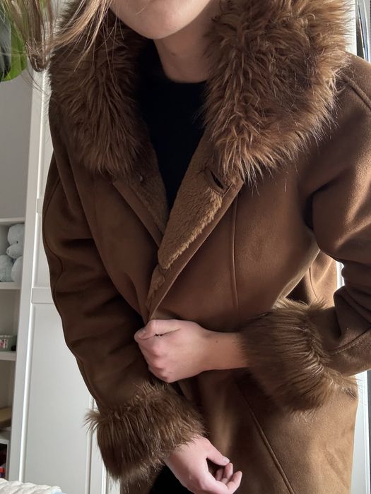 Płaszcz ocieplany damski L