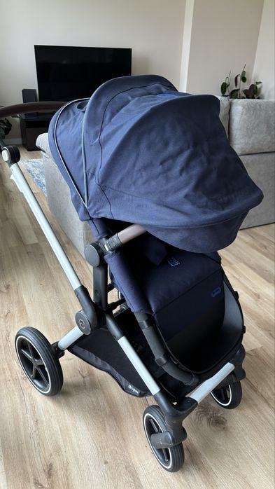 Cybex Eos Lux - carrinho 2 em 1 com alcofa + adaptadores