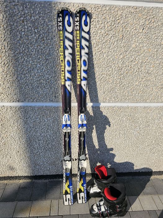 Narty Atomik 157cm z butami  43