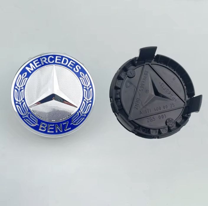 Заглушки (ковпачки) 75/70 мм. в диски дисків Mercedes-Benz центральні