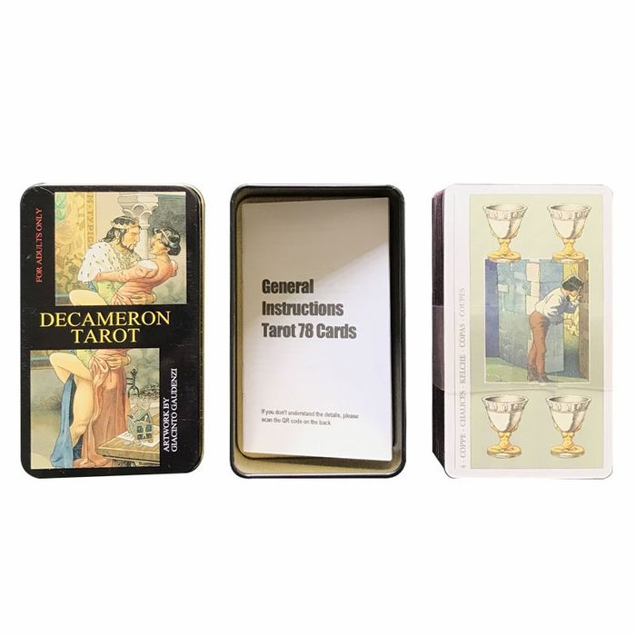 Карти таро в металевій коробці