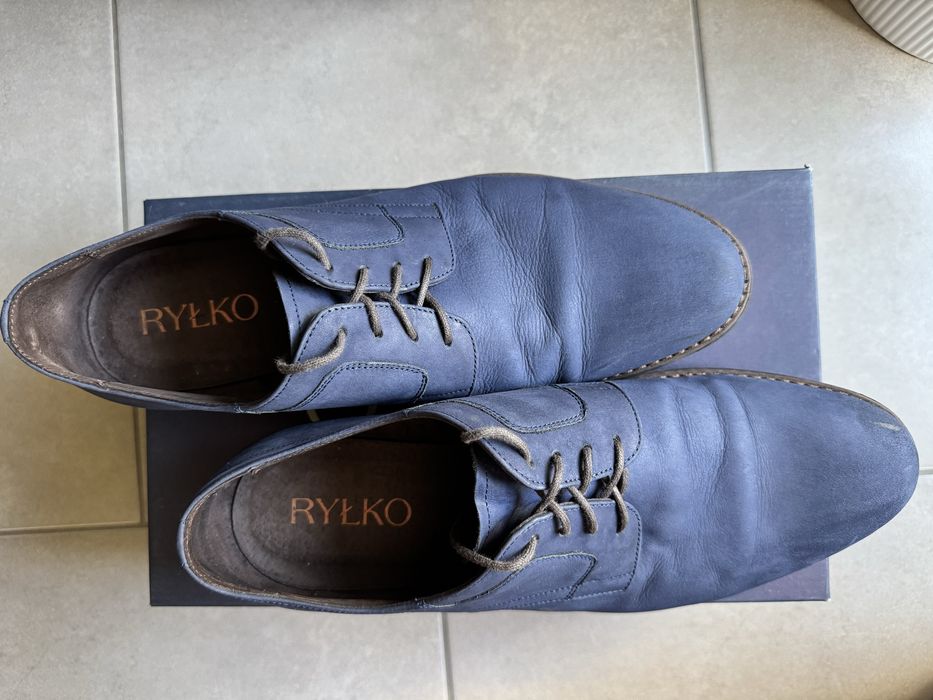 Buty garniturowe męskie Ryłko