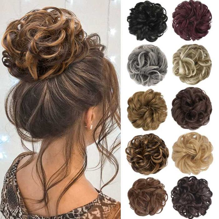 Шиньйон  пучок накладка волосся на гумці