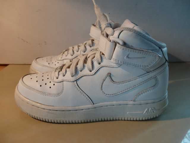 Buty NIKE AIR FORCE 1 MID GS roz 36,5 SKÓRA Sportowe Adidasy