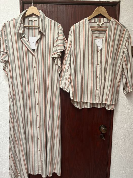 Vestido e casaco