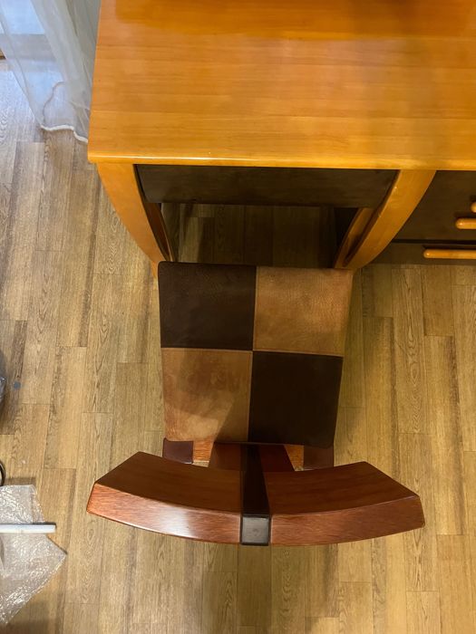 Письменный стол дуб стул комплект мебели письмовий стіл з дуба стілець