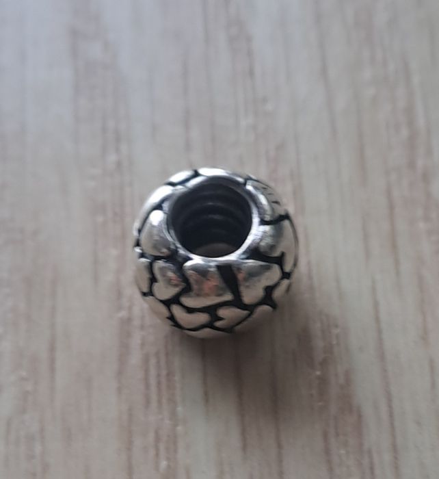 Conta Pandora Corações em Prata, 926, Nova