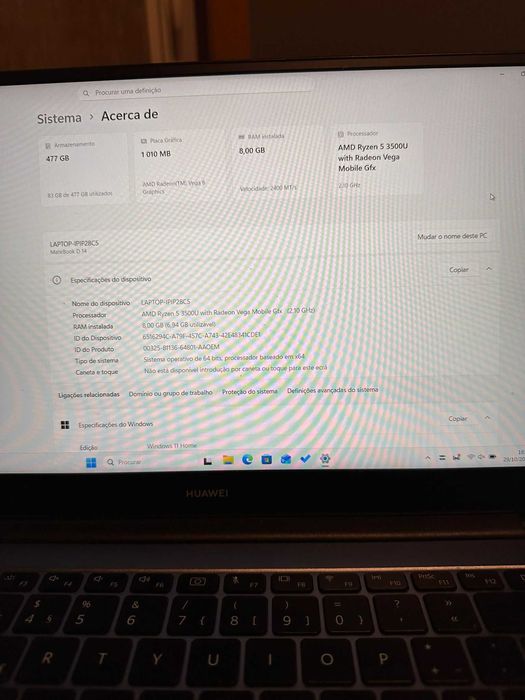 Computador Huawei Matebook D14