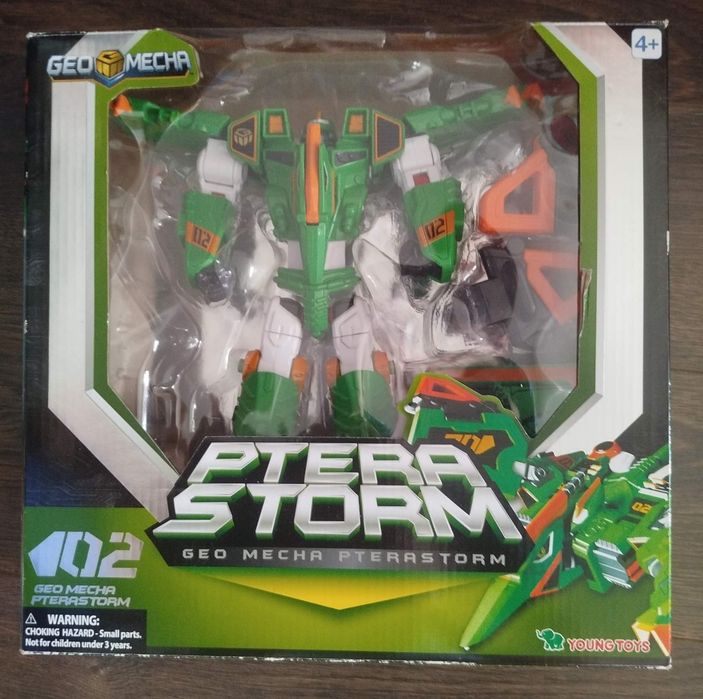 Трансформер Geomecha Pterastorm Птерасторм 3в1 Оригінал геомеча Geo mecha