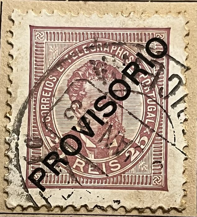Celo 25 réis de 1875 violeta