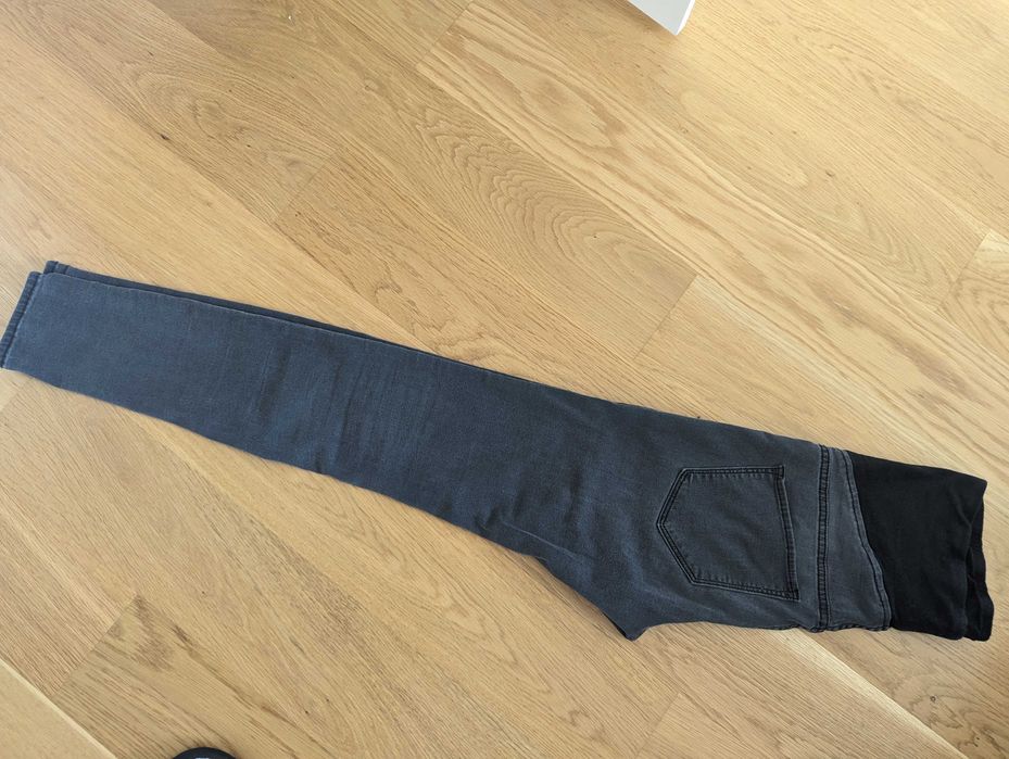 Jeansy ciążowe h&m szare rozm. 36/38