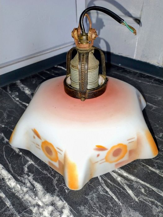 Lampa wisząca lata 40-60 te