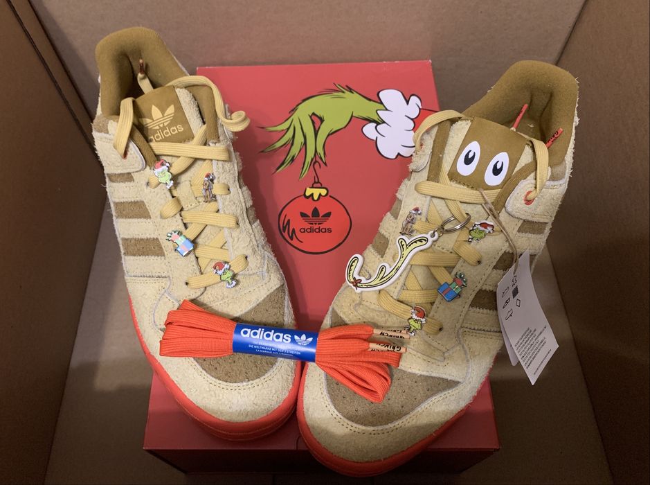 Кросівки adidas original forum low cl. Колаборація The Grinch. 45
