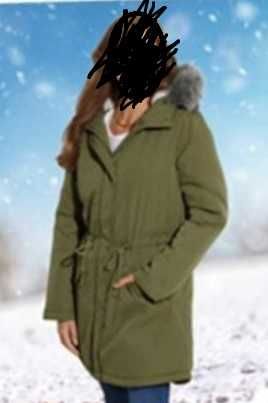 Płaszcz damski parka  rozm.M