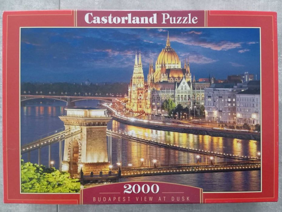 Puzzle Castorland 2000 - Budapeszt o zmierzchu