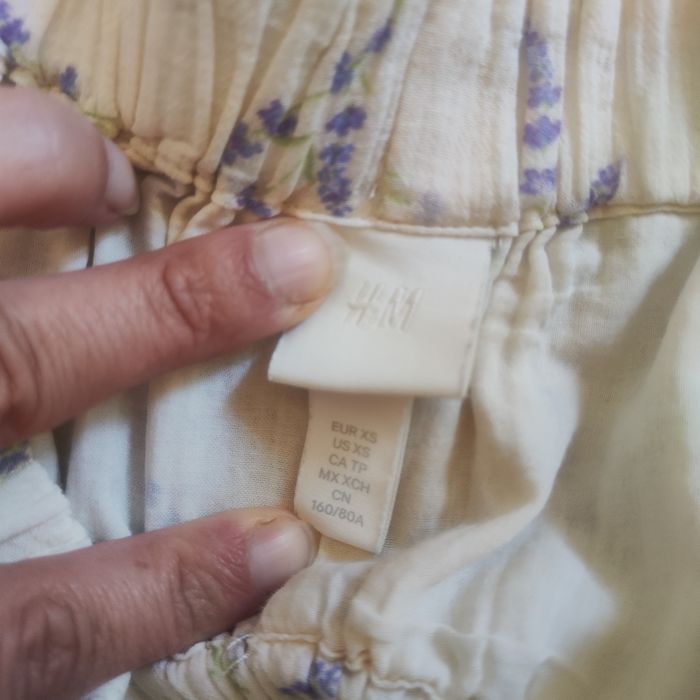 Hiszpanka sukienka z odkrytymi ramionami h&m xs