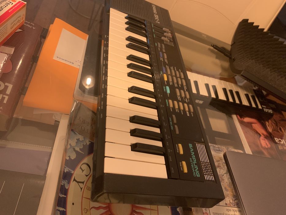 Casio sk1 rarissima sampling keyboard anos 80 vintage