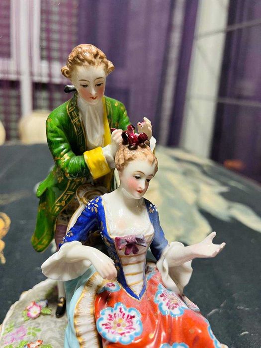 Ludwigsburg porcelanowa figurka