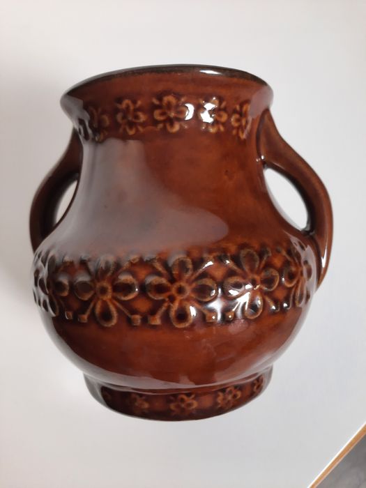 Stary  porcelitowy wazon, PRL
