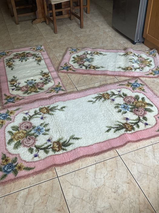 Conjunto 3 tapetes de quarto