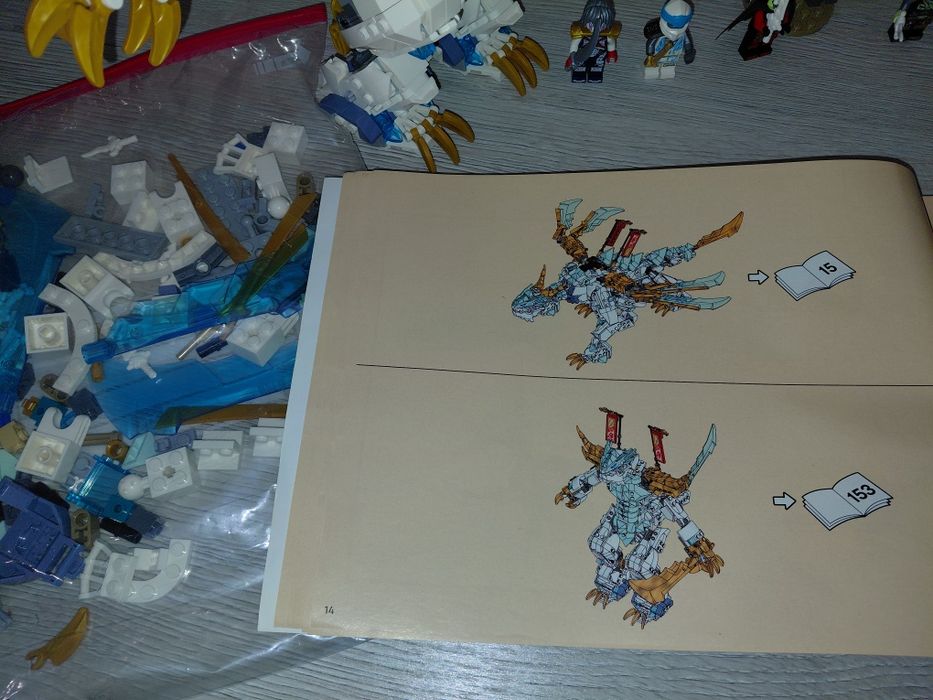 Lego NINJAGO 71786 Dragao de Gelo