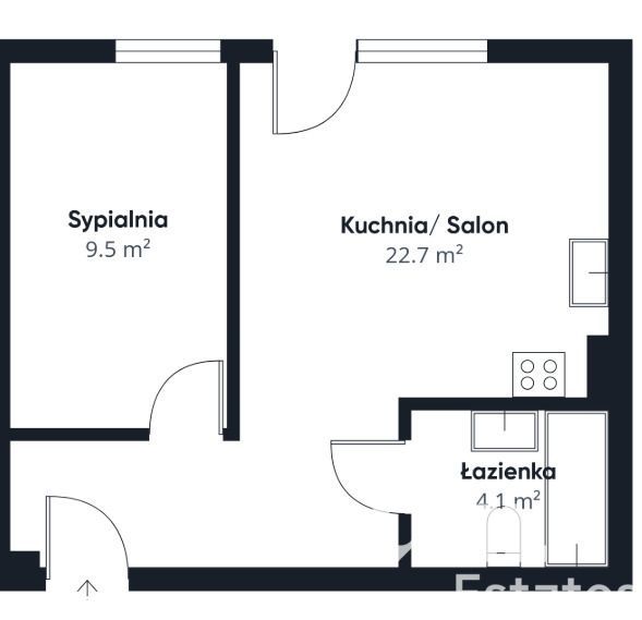 2 pokojowe | ul. Prosta | 36 m² | od zaraz - Widok 6