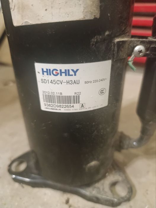 Ротационный компрессор Highly SD145CV-H3AU (Hitachi) для кондиционера