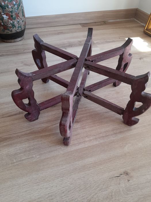 8 Bases/suportes para vasos/jarrões Chineses