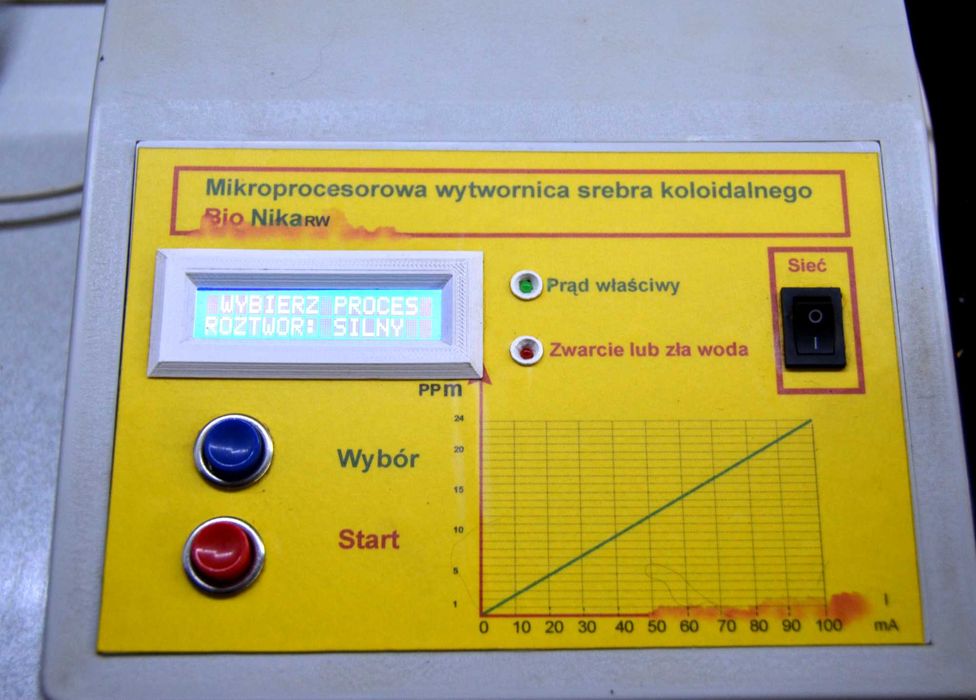 srebro koloidalne niejonowe 5-30 PPM