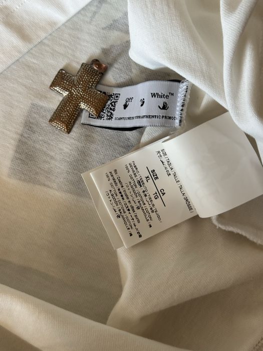 Off white weed arrows tee