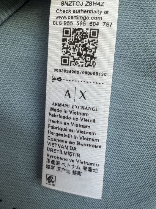Нова футболка Armani Exchange m slim fit