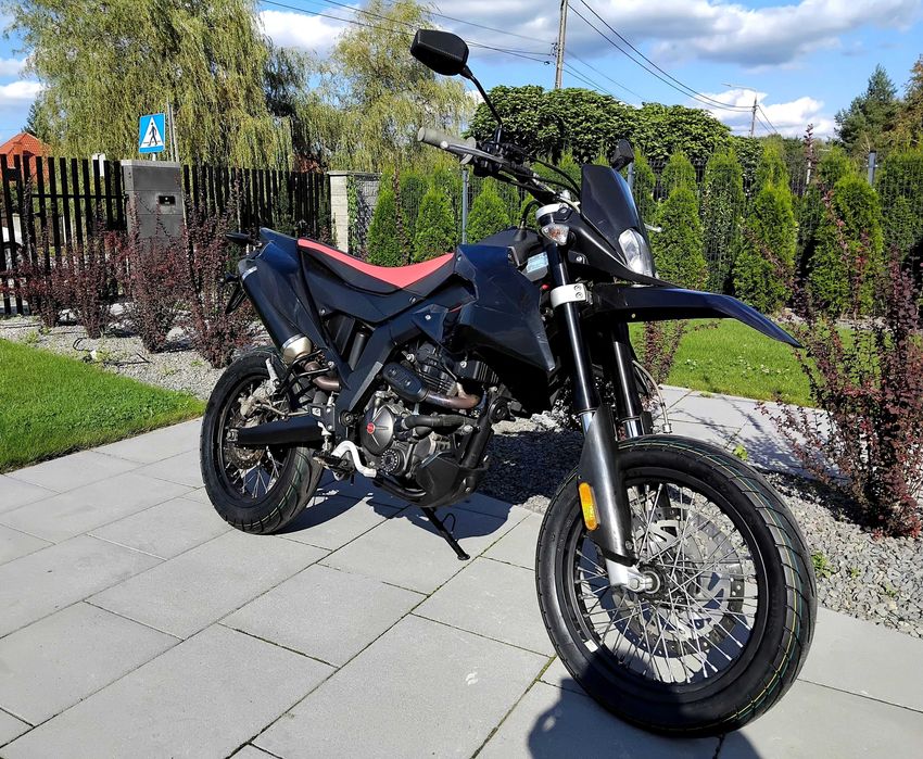 Aprilia SX 125 maj 2024,nowe opony sportowy tłumik, supermoto Kat B