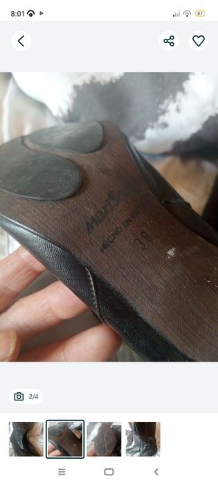 Bota stiletto cano alto 38