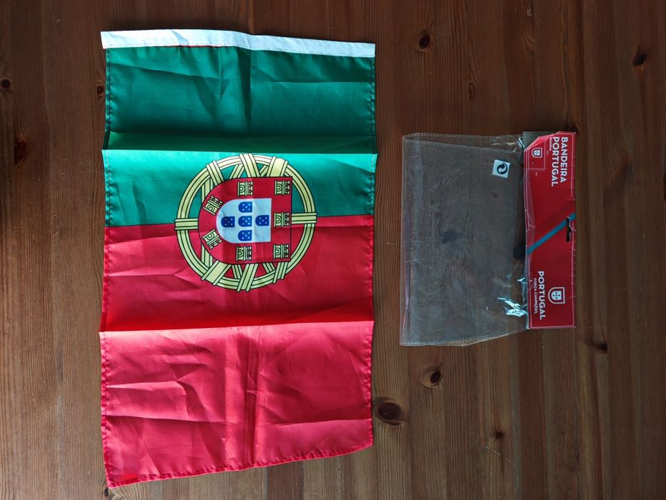 Bandeira de Portugal 50x30cm futebol seleção mundial