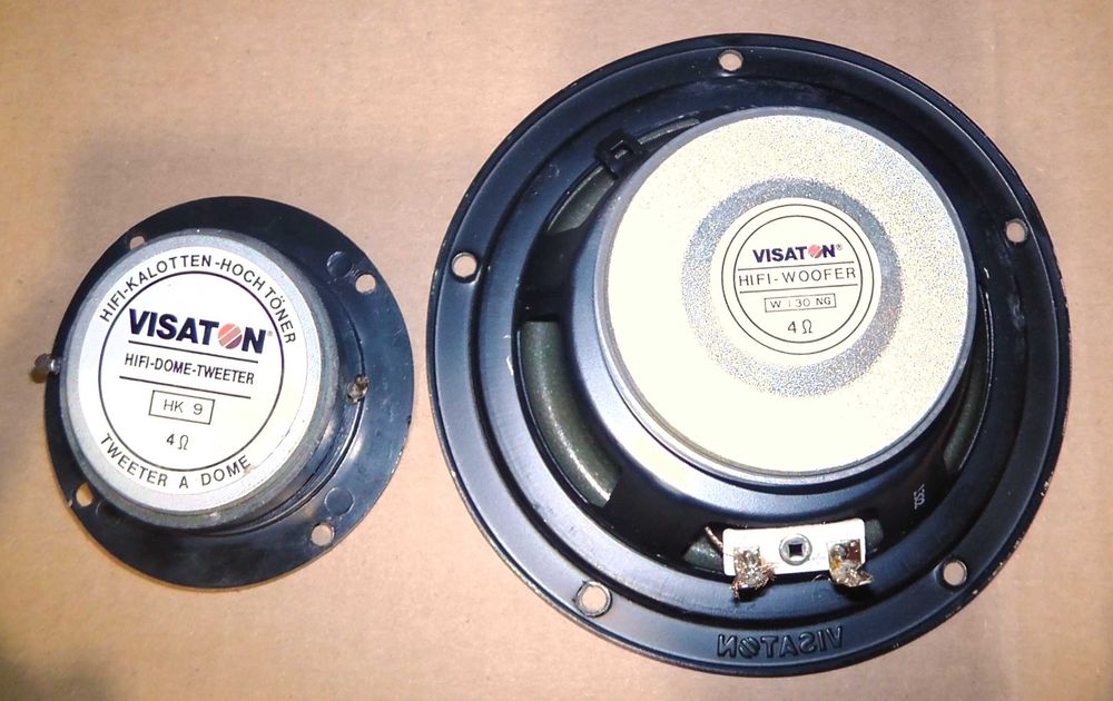 Zestaw Głośników Visaton DIY 130 NG + HK 9 (4 Ohm) Idealna Para Hi-Fi