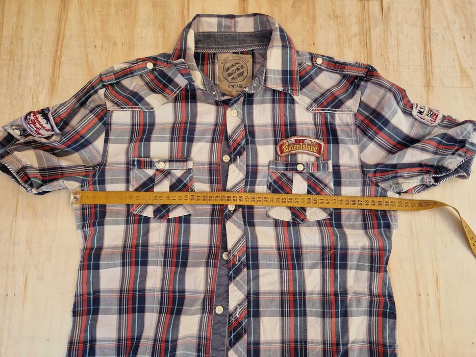 Koszula w kratę - Lee Cooper - krótki rękaw - M