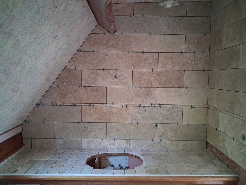 Colocações de cerâmicas e mosaicos