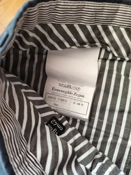 Класичні брюки ermenegildo zegna, 48 розмір