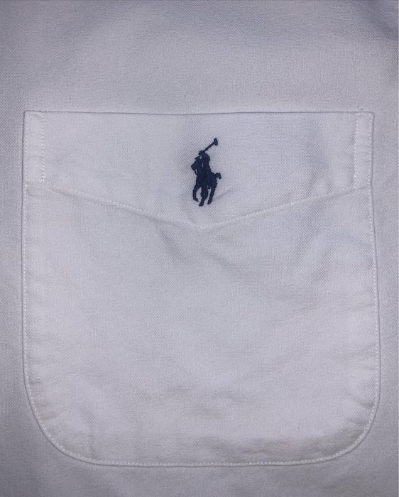 Білосніжна рубашка Ralph Lauren з нагрудним карманом