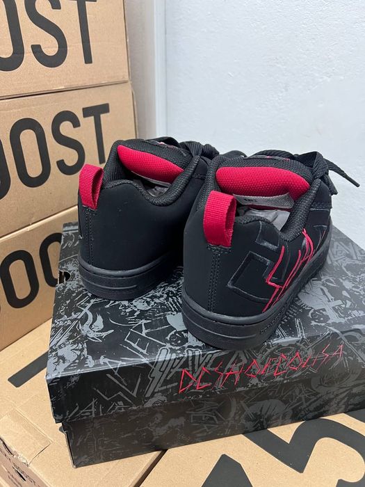 DC x Slayer Court Graffik , женские кроссовки , кроссовки дс чорные