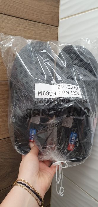 Klapki laczki krokodylki a'la crocs firmy sunlanse czarne 42 ogrodowe